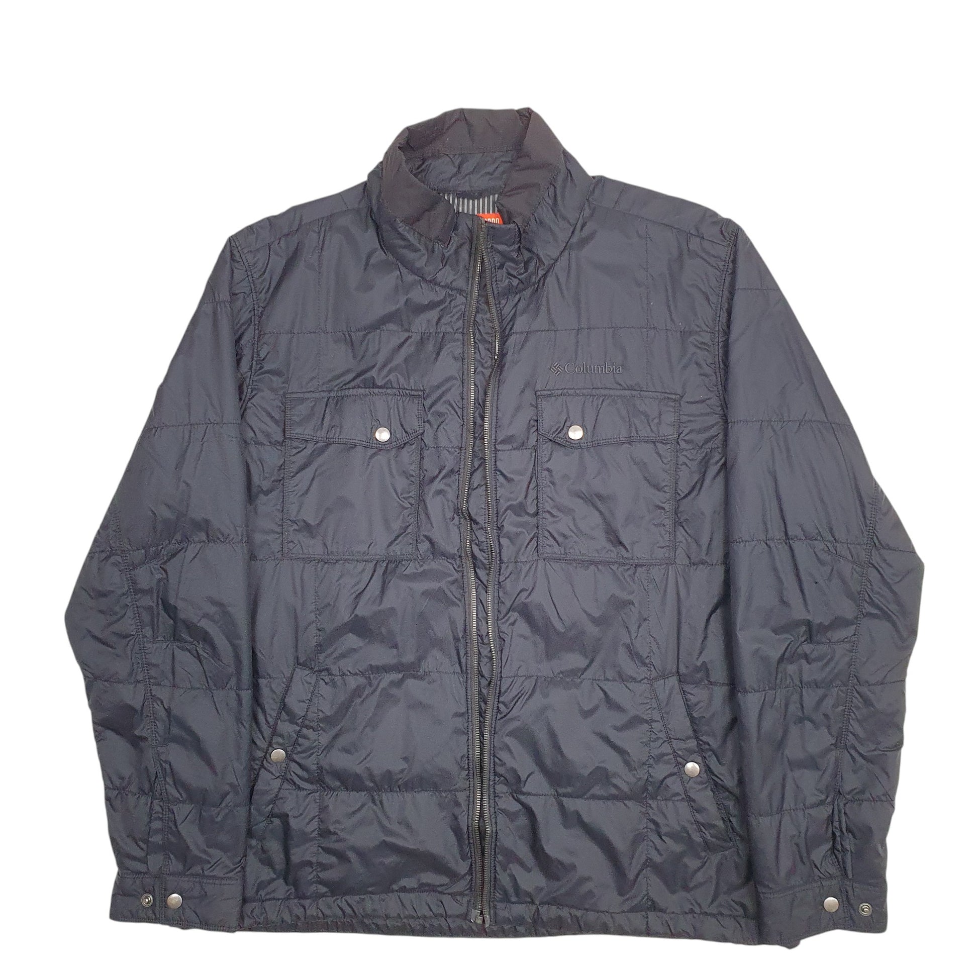 Mens Black Columbia   Coat