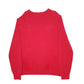 Mens Red Nautica Knit Crewneck Jumper