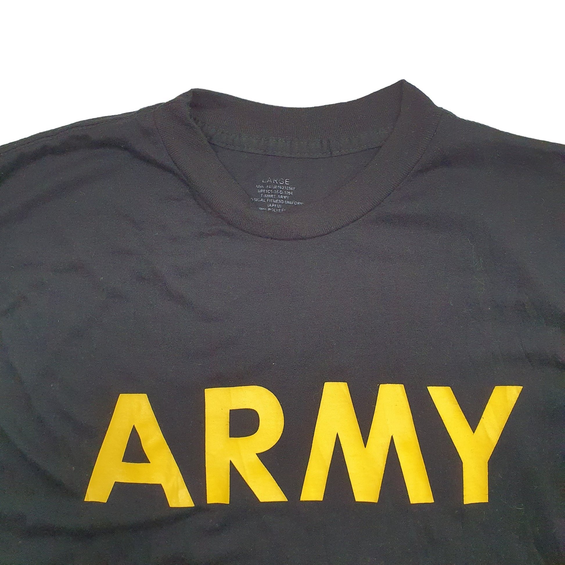 Mens Black US Army US Army Uniform Short Sleeve T Shirt