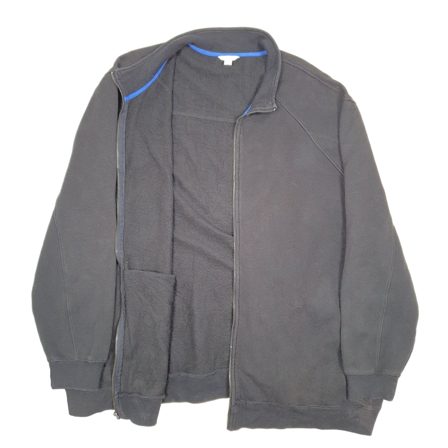 Mens Black Calvin Klein  Full Zip Jumper