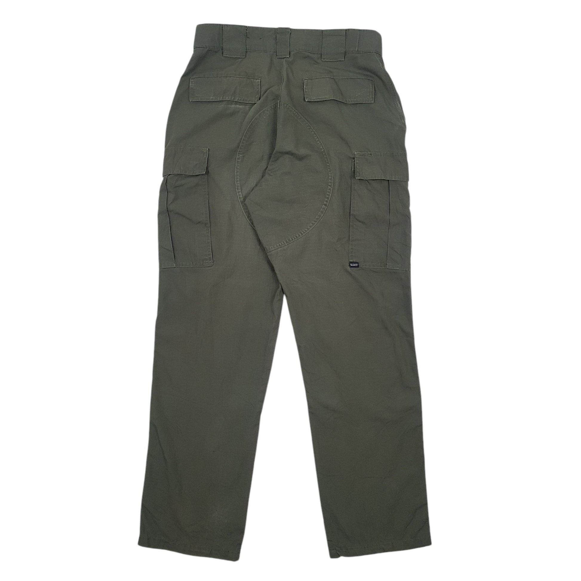 Womens Green 5.11 Tactical Workwear Cargo Trousers