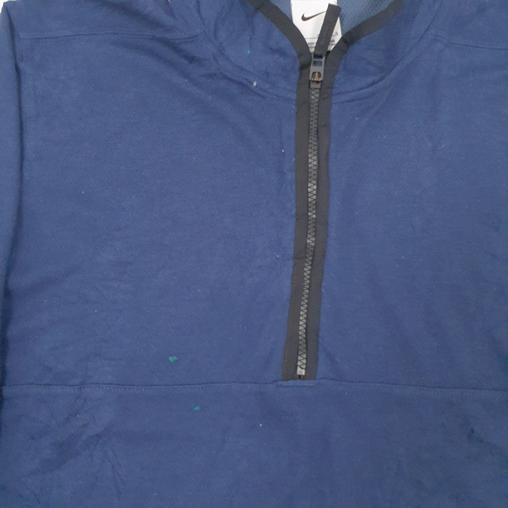 Mens Navy Nike Active Wear Quarter Zip Jumper