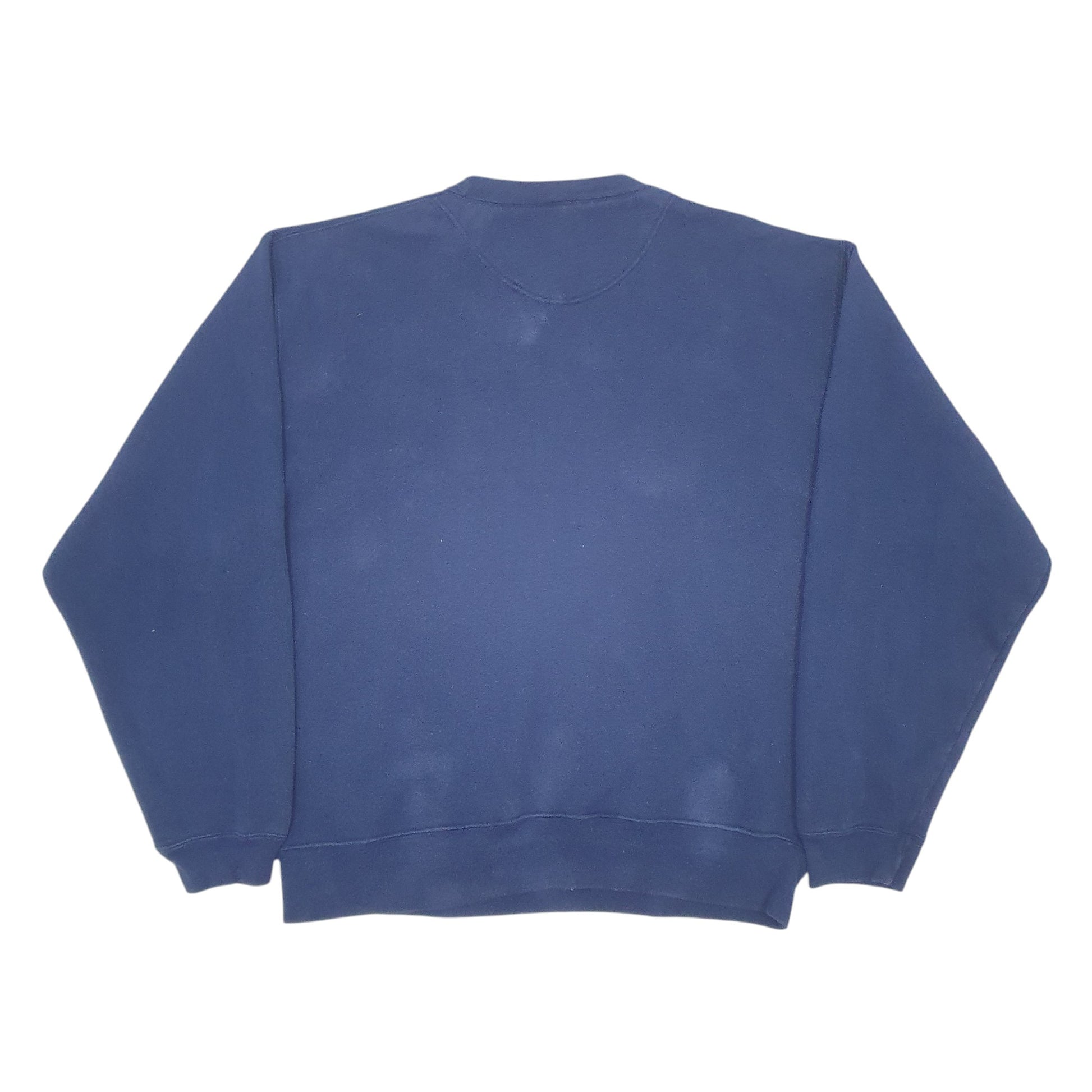 Mens Blue Nike Vintage Teams Spellout Crewneck Jumper