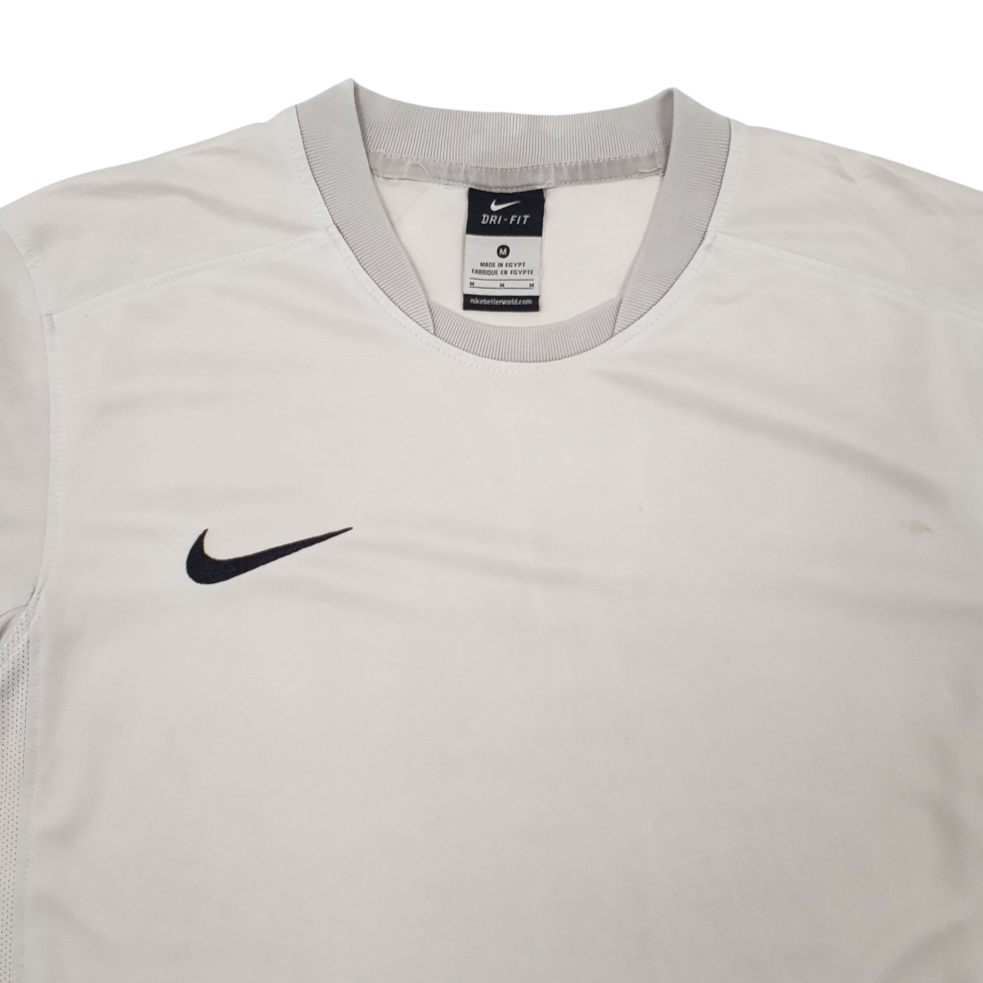 Mens Grey Nike Dri-Fit Short Sleeve T Shirt