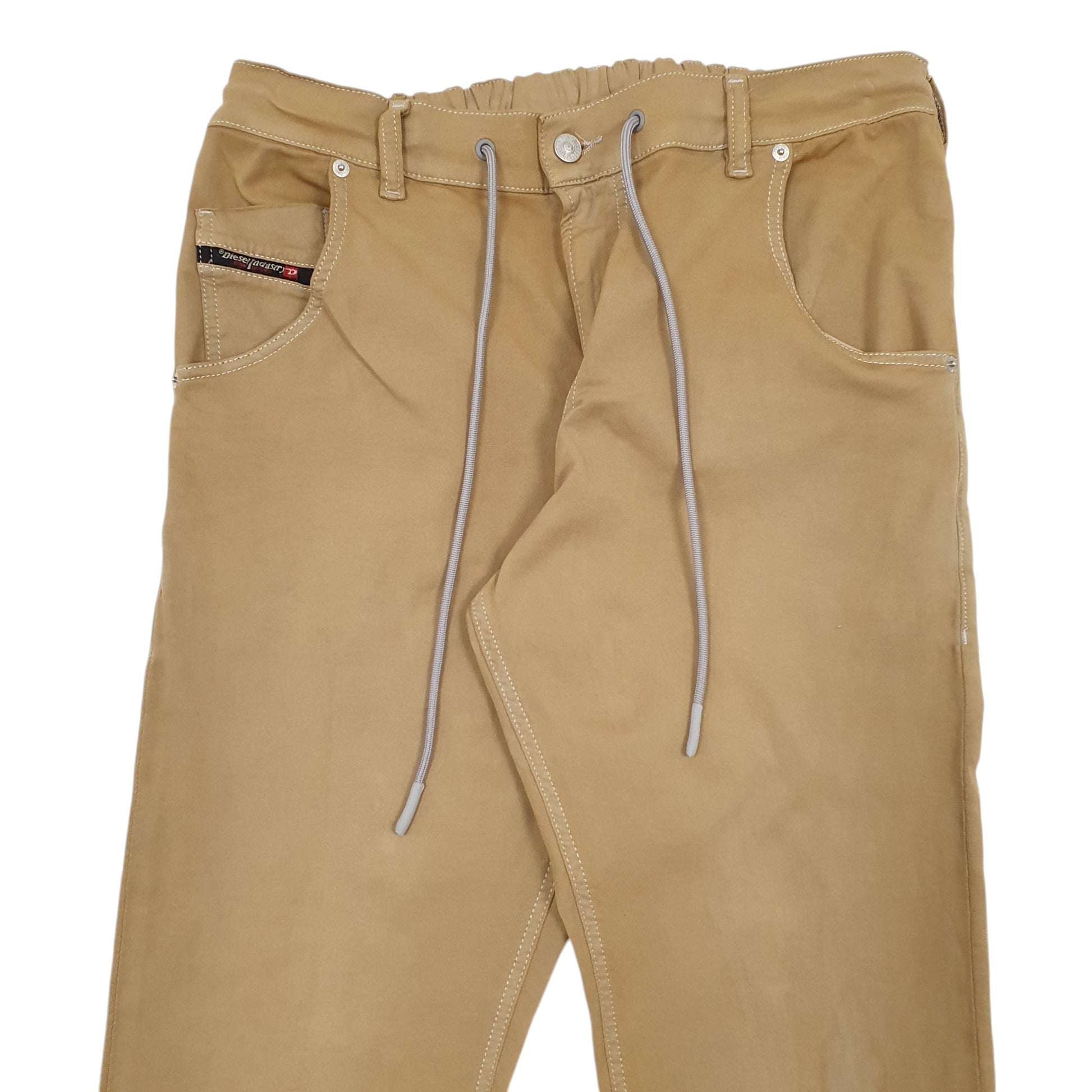 Mens Tan Diesel  Chino Trousers