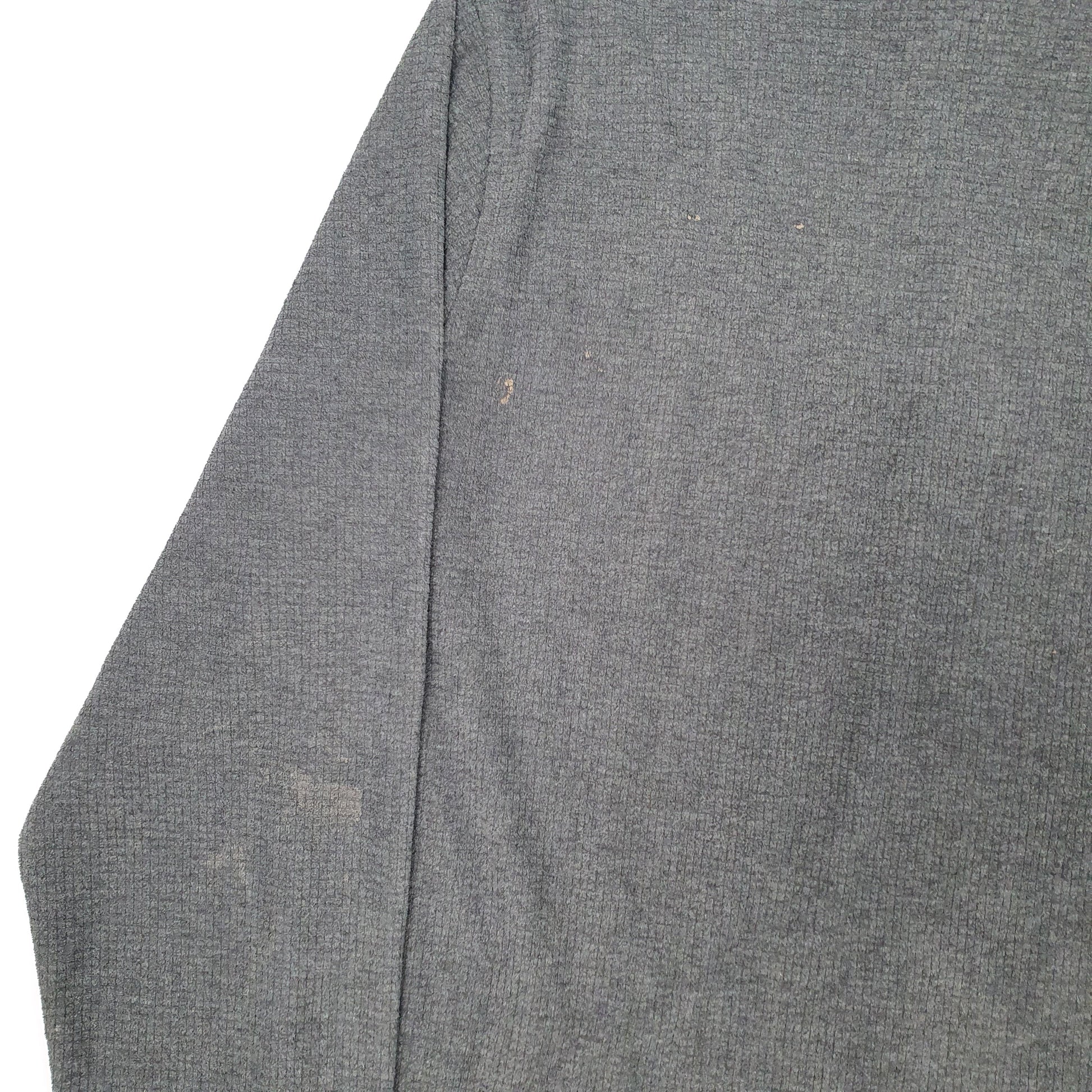 Mens Grey Starter  Quarter Zip Jumper