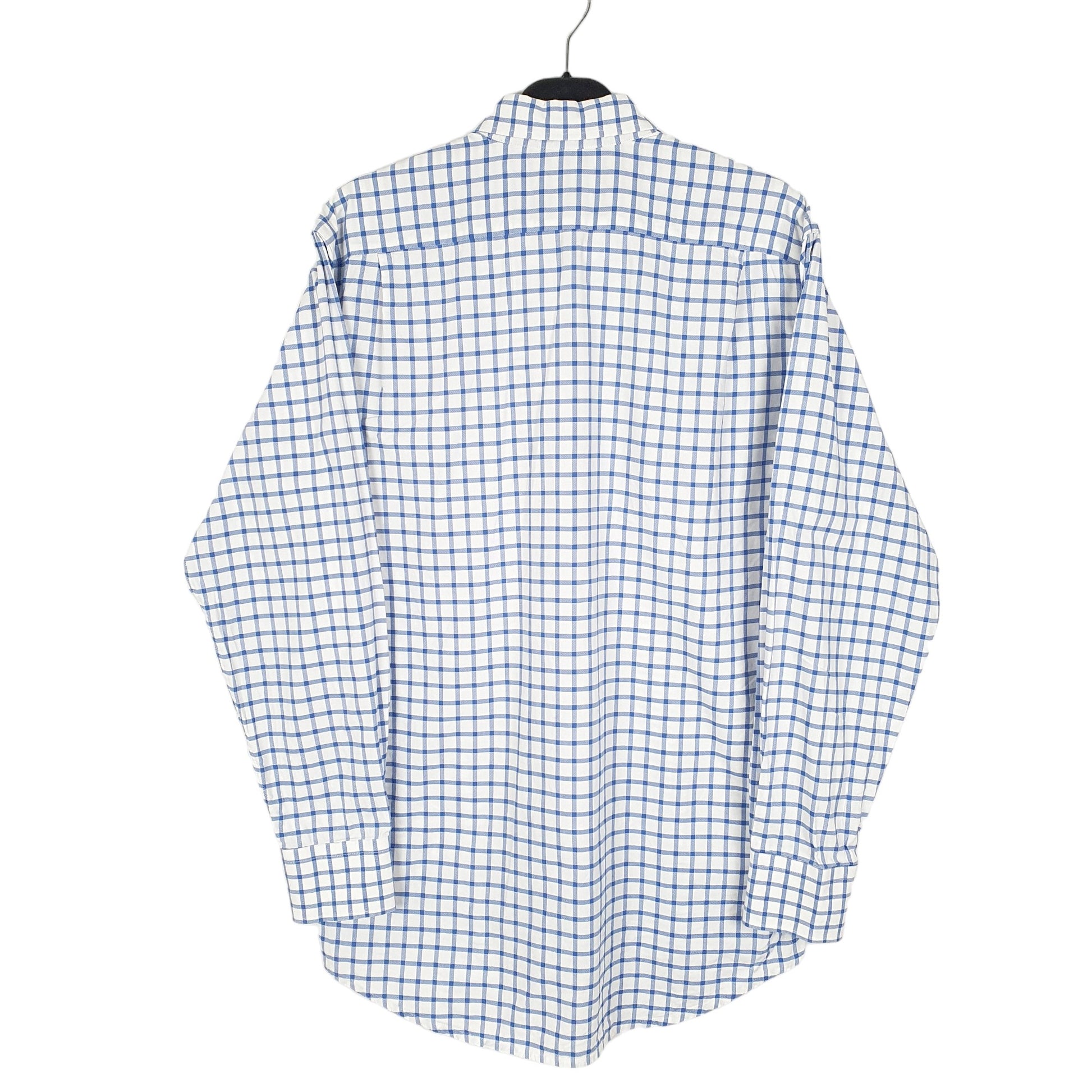 Mens White Lacoste  Long Sleeve Shirt