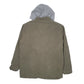 Mens Khaki Dickies Hoodie Bomber Full Zip Coat