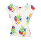 Womens White Kenzo Floral Vest Short Sleeve T Shirt