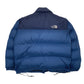 Mens Blue The North Face Nuptse 700 Hooded  Coat