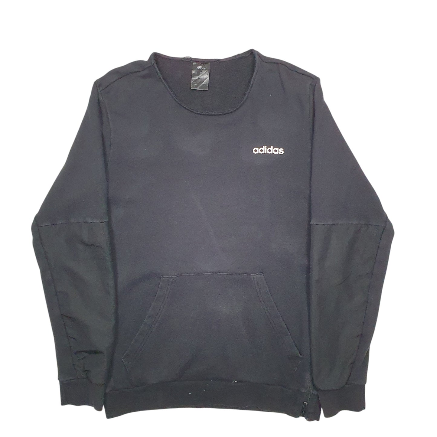 Mens Black Adidas Climalite Crewneck Jumper