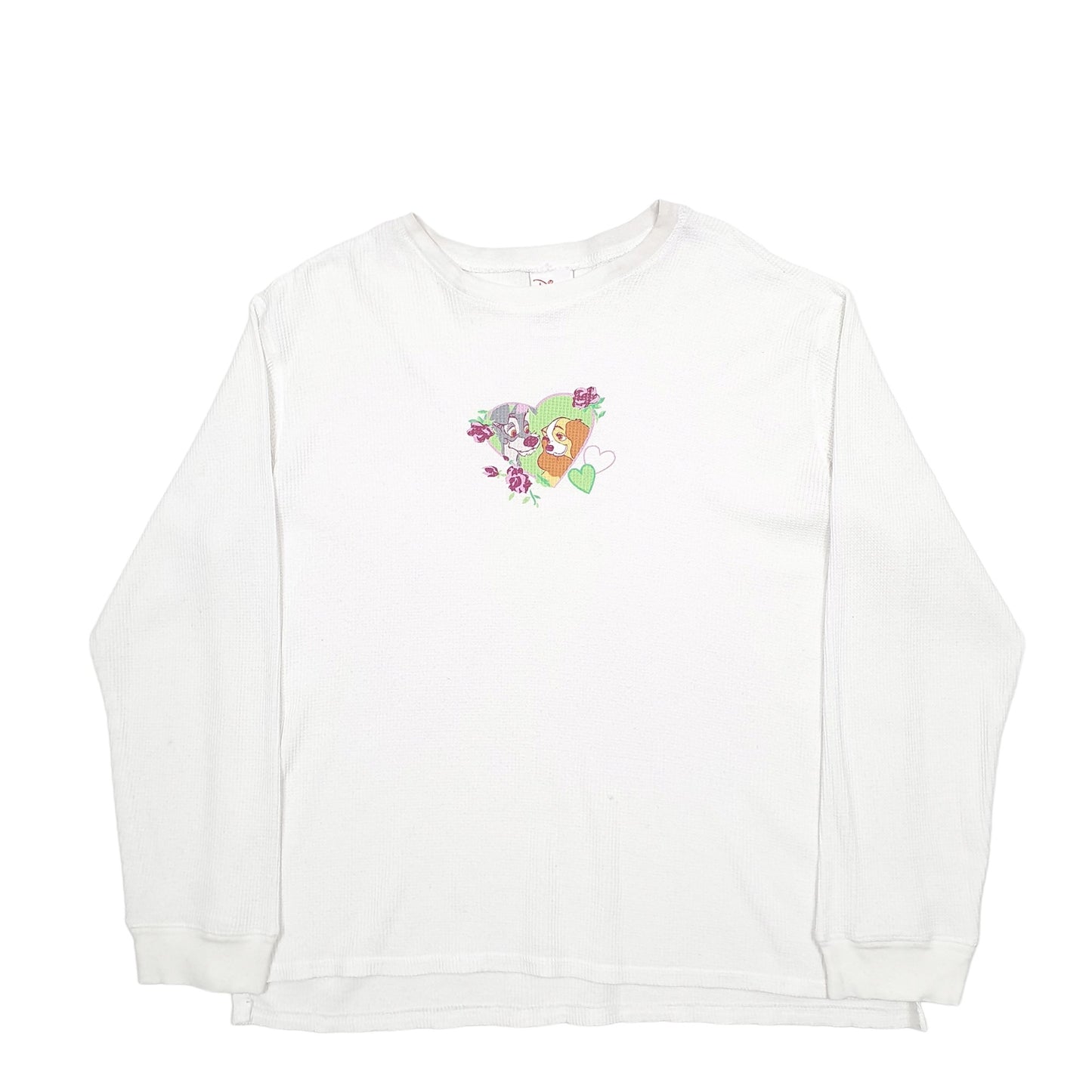 Mens White Disney Disney Dogs Crewneck Jumper