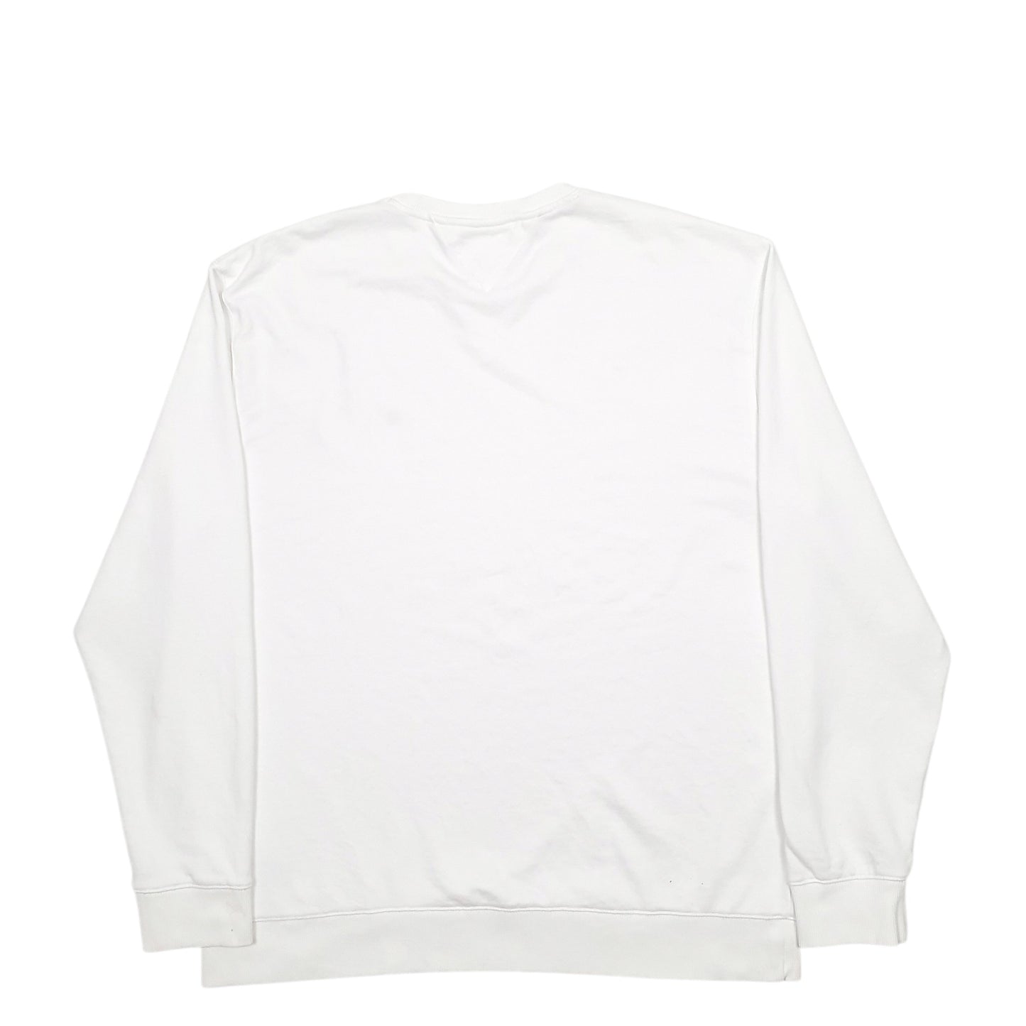 Mens White Tommy Hilfiger  Crewneck Jumper