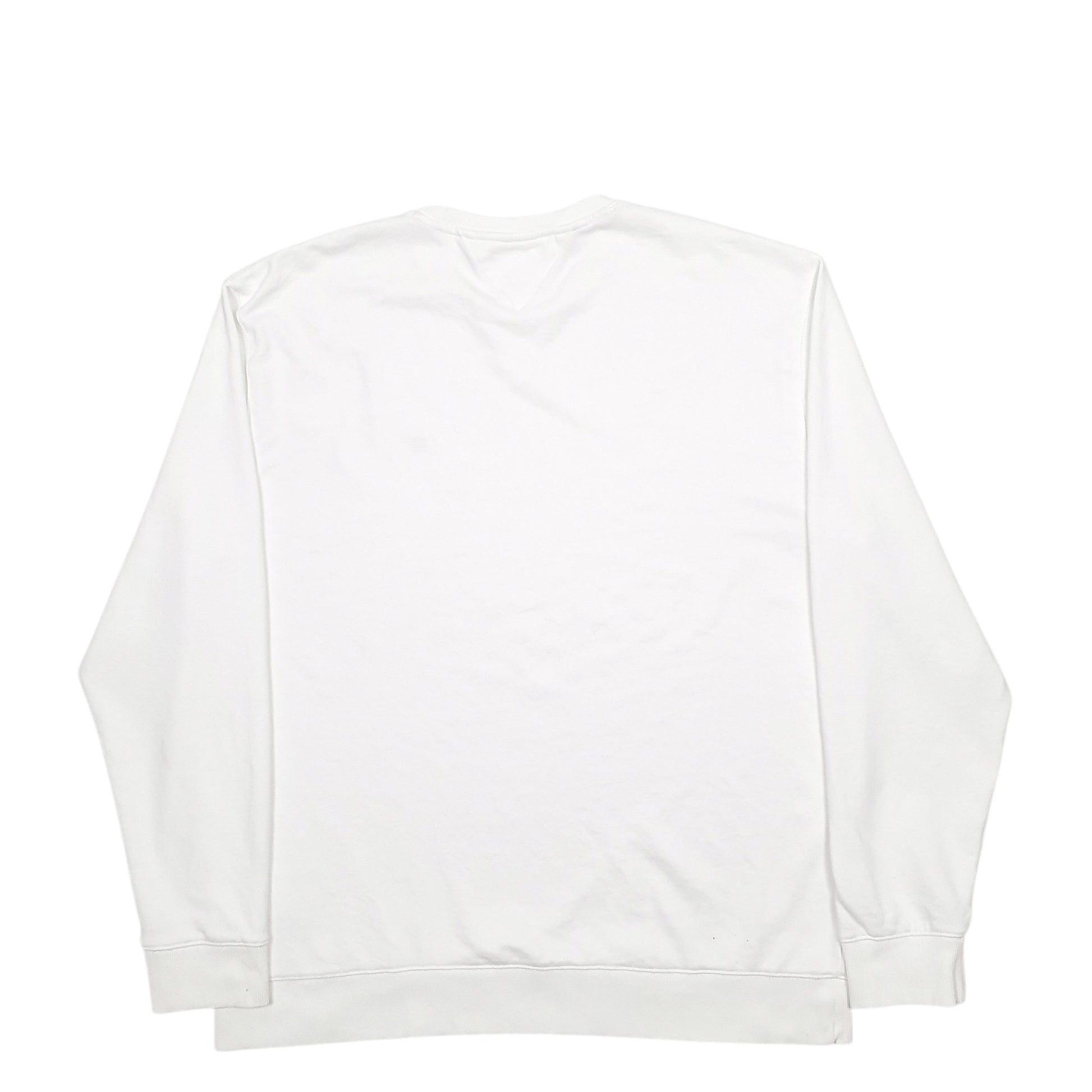 Mens White Tommy Hilfiger  Crewneck Jumper