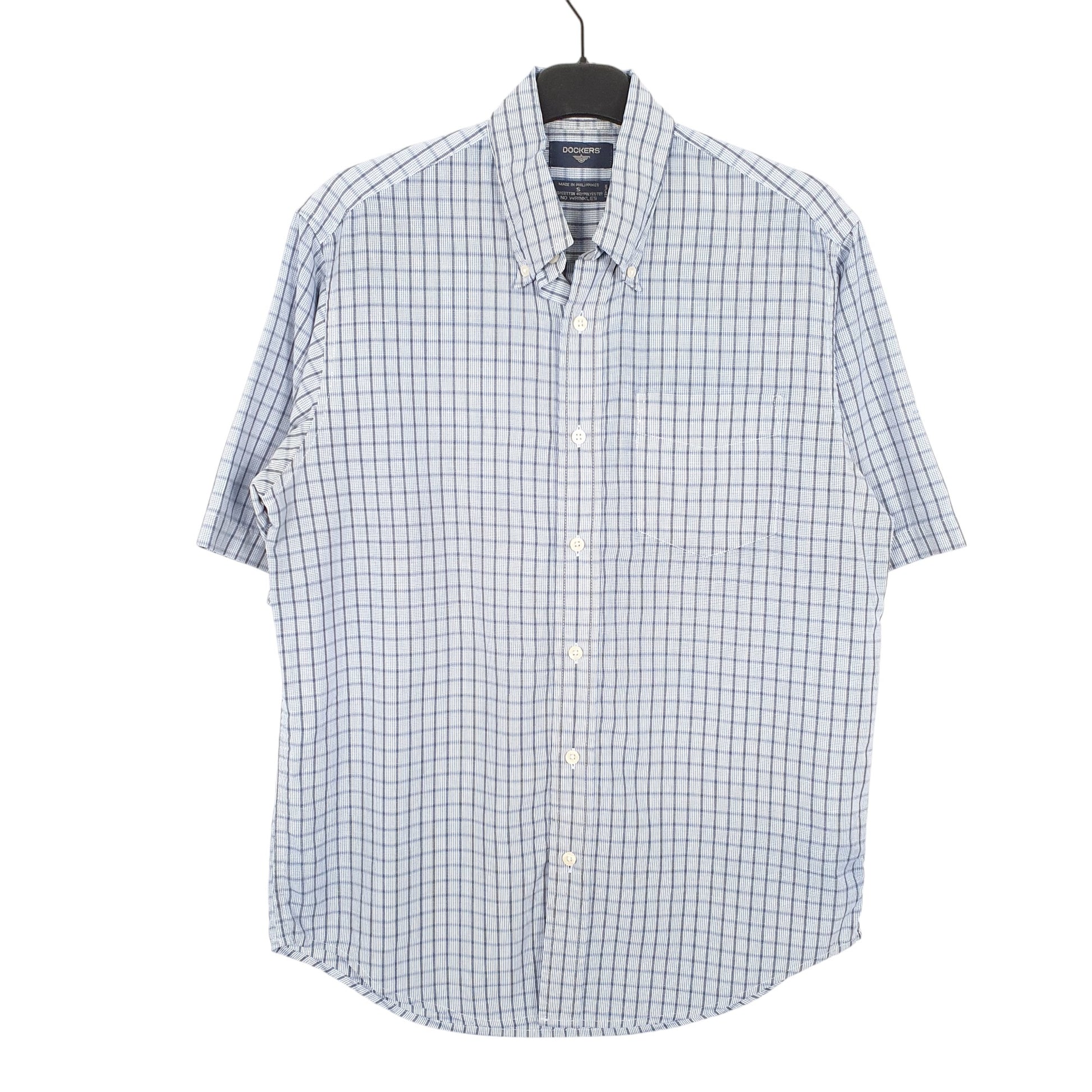 Mens Blue Dockers  Short Sleeve Shirt