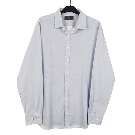 Mens White M&S  Long Sleeve Shirt