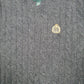Womens Grey Lauren Ralph Lauren Knit Chunky Cable Lambswool Crewneck Jumper