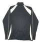 Mens Black Puma Active Track Workout Gym Running Full Zip Jumper