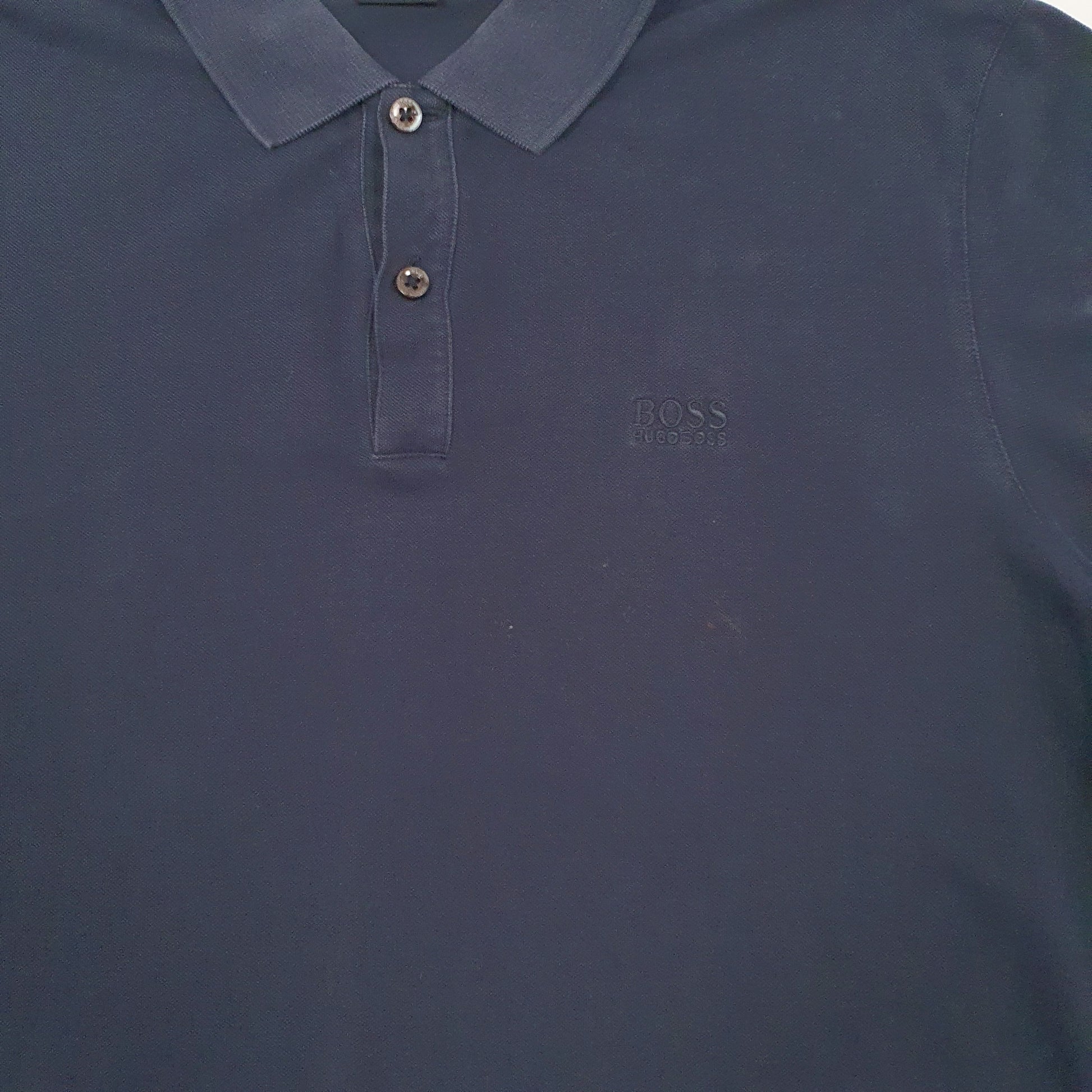 Mens Black Hugo Boss  Short Sleeve Polo Shirt