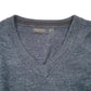 Mens Navy Nautica Knit Tall V Neck Jumper