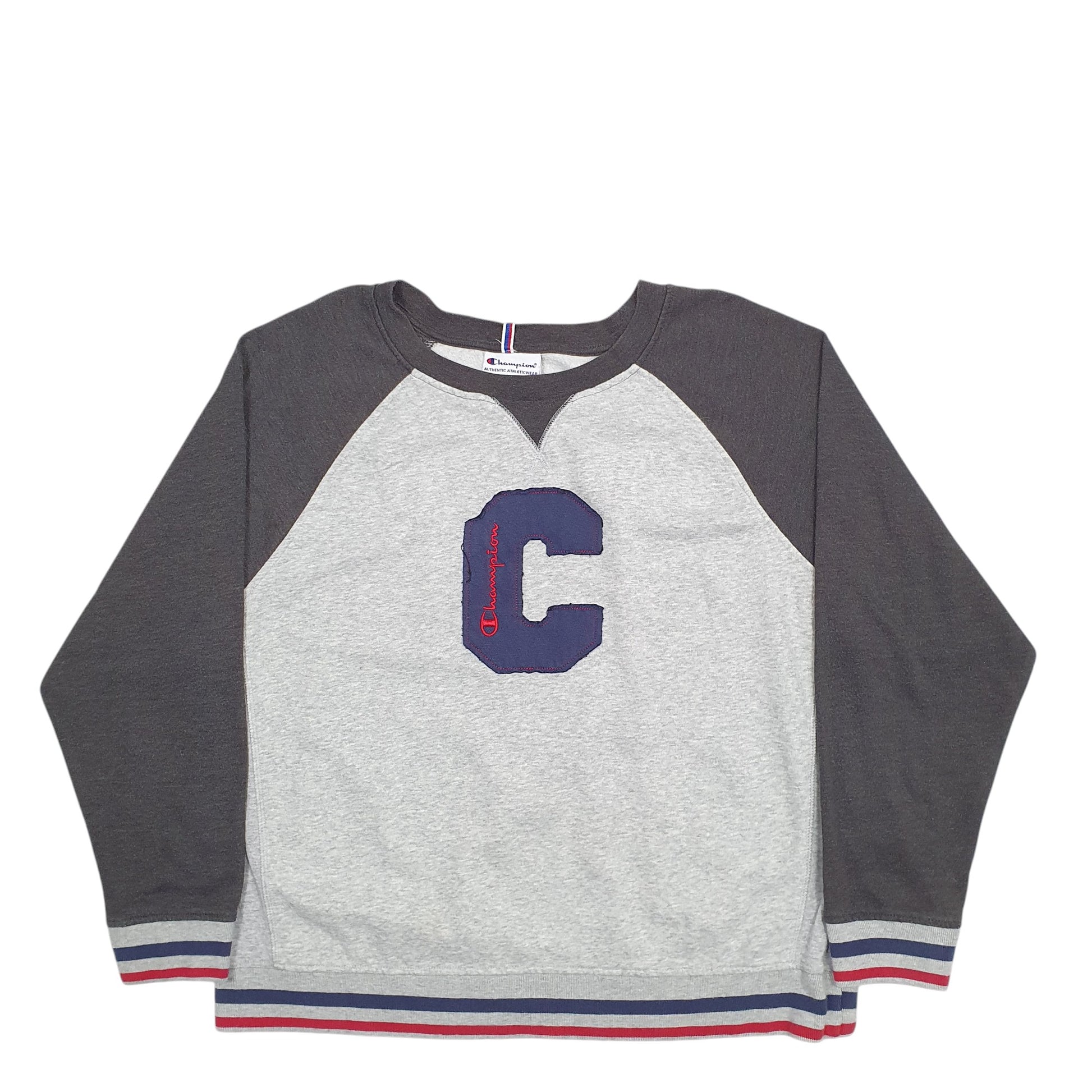 Mens Grey Champion  Crewneck Jumper
