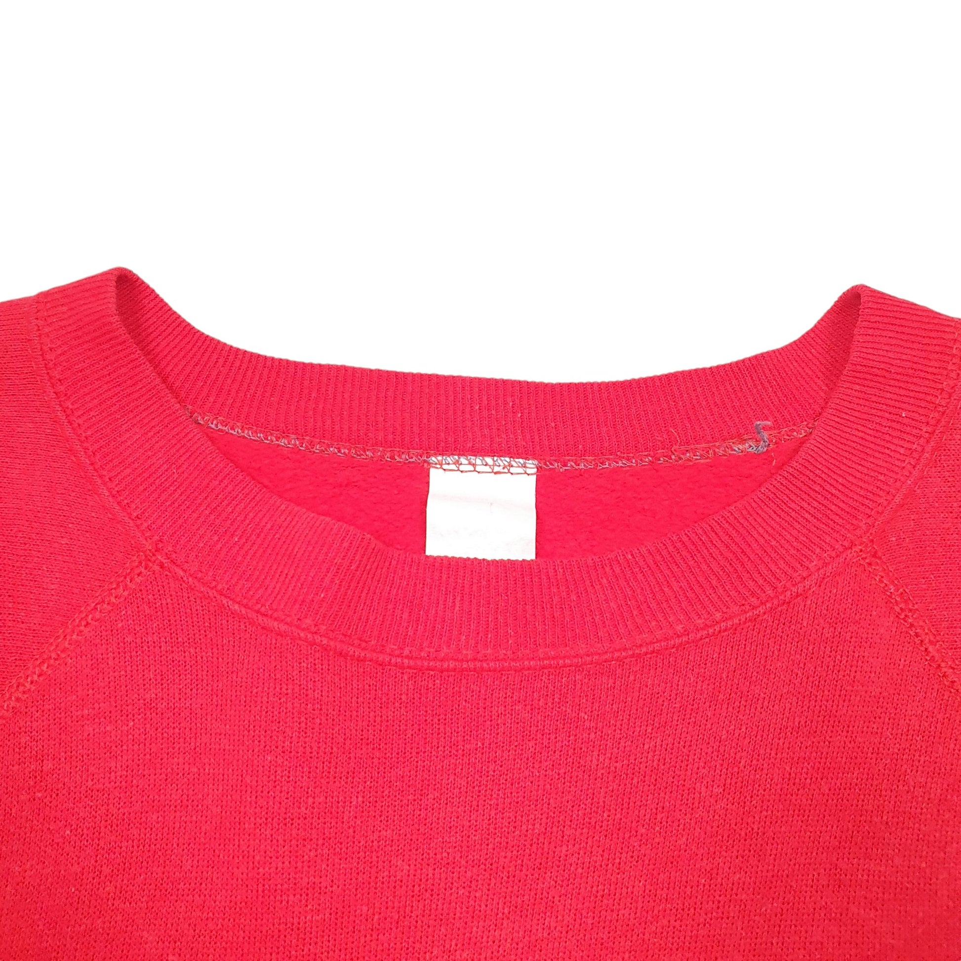 Mens Red Unbranded Vintage University Of Louisianna USA Raglan Richard Crewneck Jumper