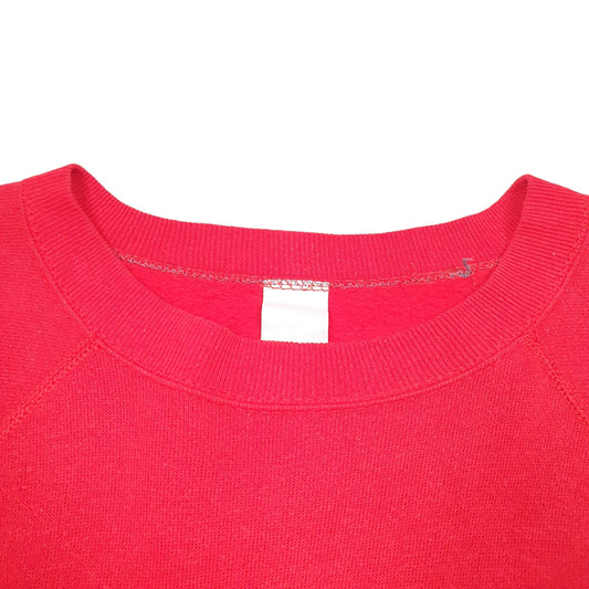 Mens Red Unbranded Vintage University Of Louisianna USA Raglan Richard Crewneck Jumper