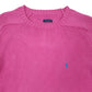 Mens Pink Ralph Lauren Knitwear Crewneck Jumper