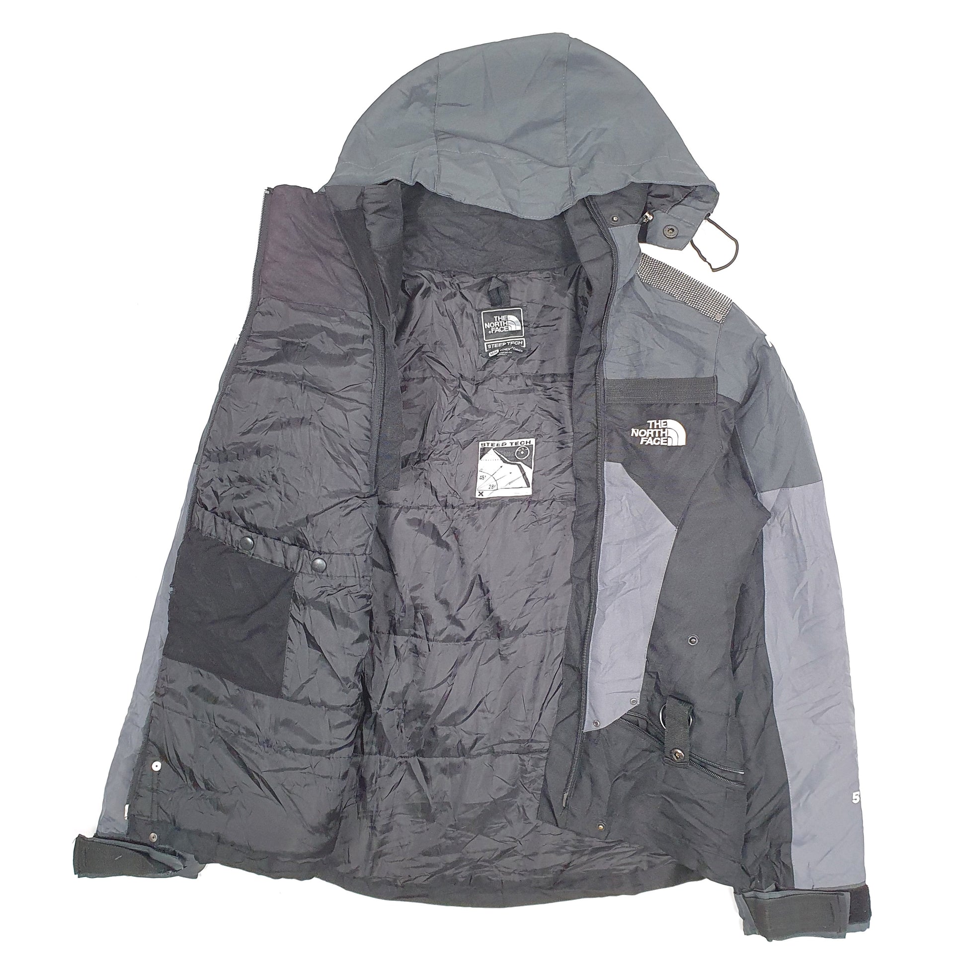 Womens Grey The North Face Steep Tech Hooded  Coat