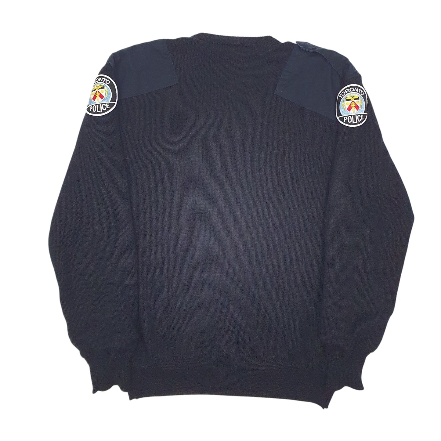 Mens Black Blauer Toronto Police Windstopper Crewneck Jumper