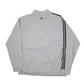 Mens Grey Adidas Active Wear Quarter Zip Jumper