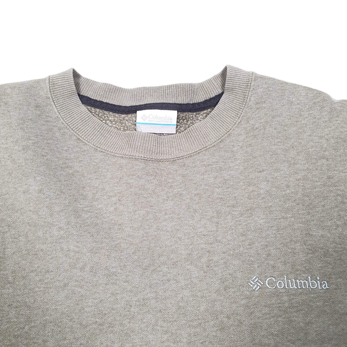 Mens Khaki Columbia Sportswear  Crewneck Jumper