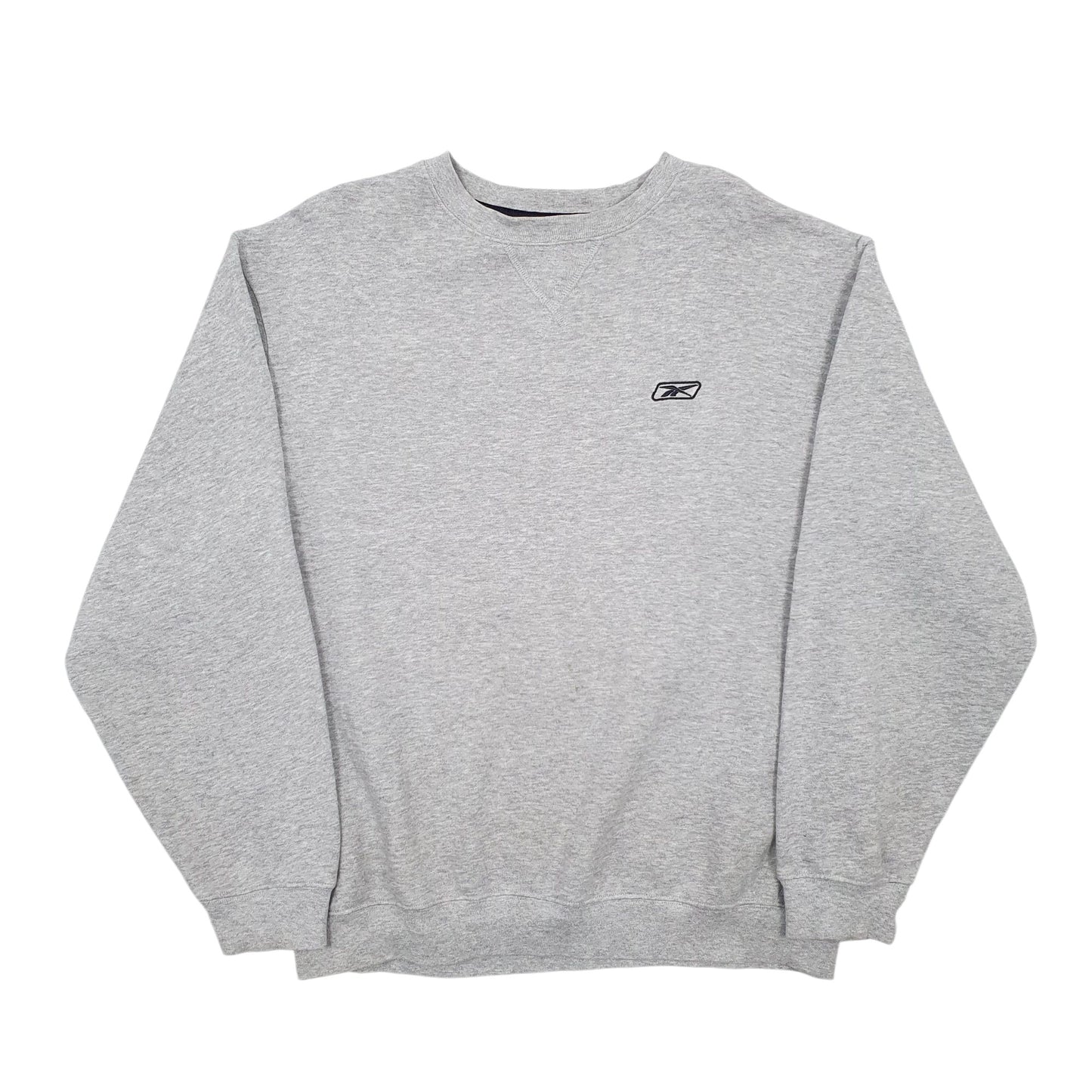 Mens Grey Reebok Vintage Crewneck Jumper