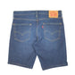 Mens Blue Levis Denim Jeans Jorts 511 Slim Denim Shorts