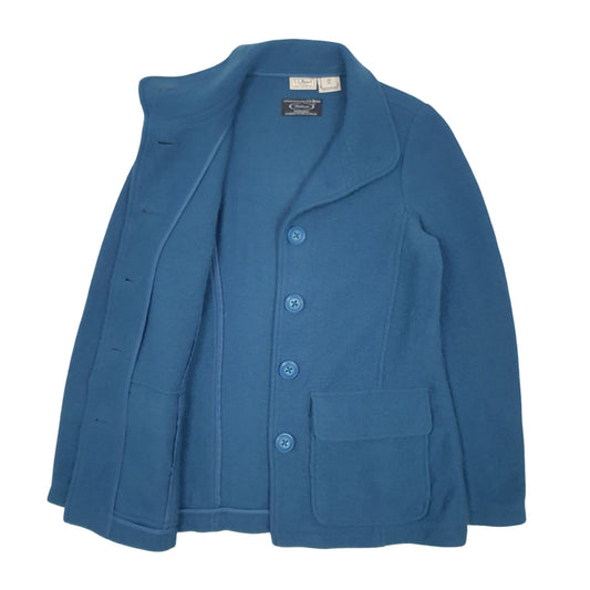 Womens Blue L.L Bean  Hoodie Coat