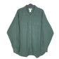 Mens Green L.L.Bean Chamois Overshirt Shacket Long Sleeve Shirt