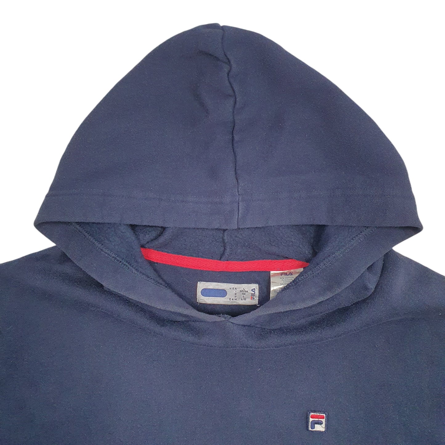 Mens Navy Fila  Hoodie Jumper