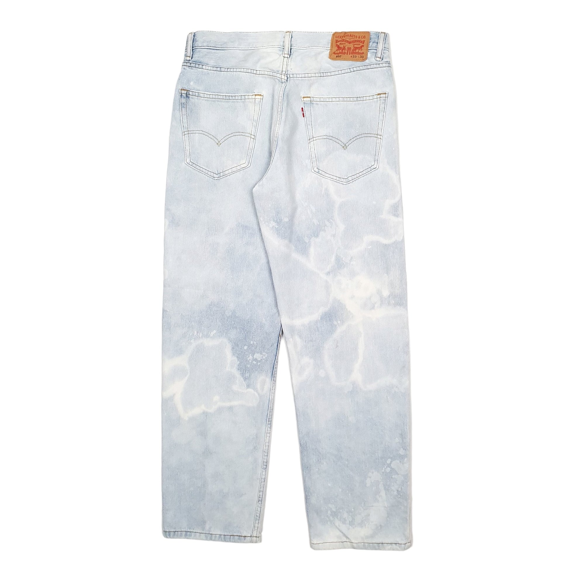 Mens Blue Levis  550 JeansW33 L30