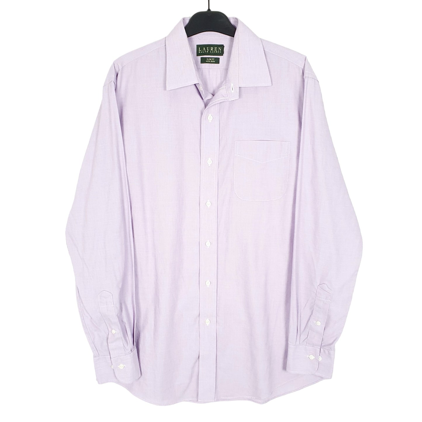 Mens Lilac Ralph Lauren  Long Sleeve Shirt