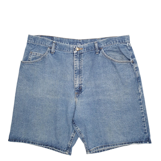 Mens Blue Wrangler Denim Jeans Jorts Denim Shorts