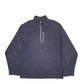 Mens Navy Starter  Quarter Zip Jumper