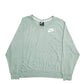 Womens Green Nike Just Do It Crewneck Jumper