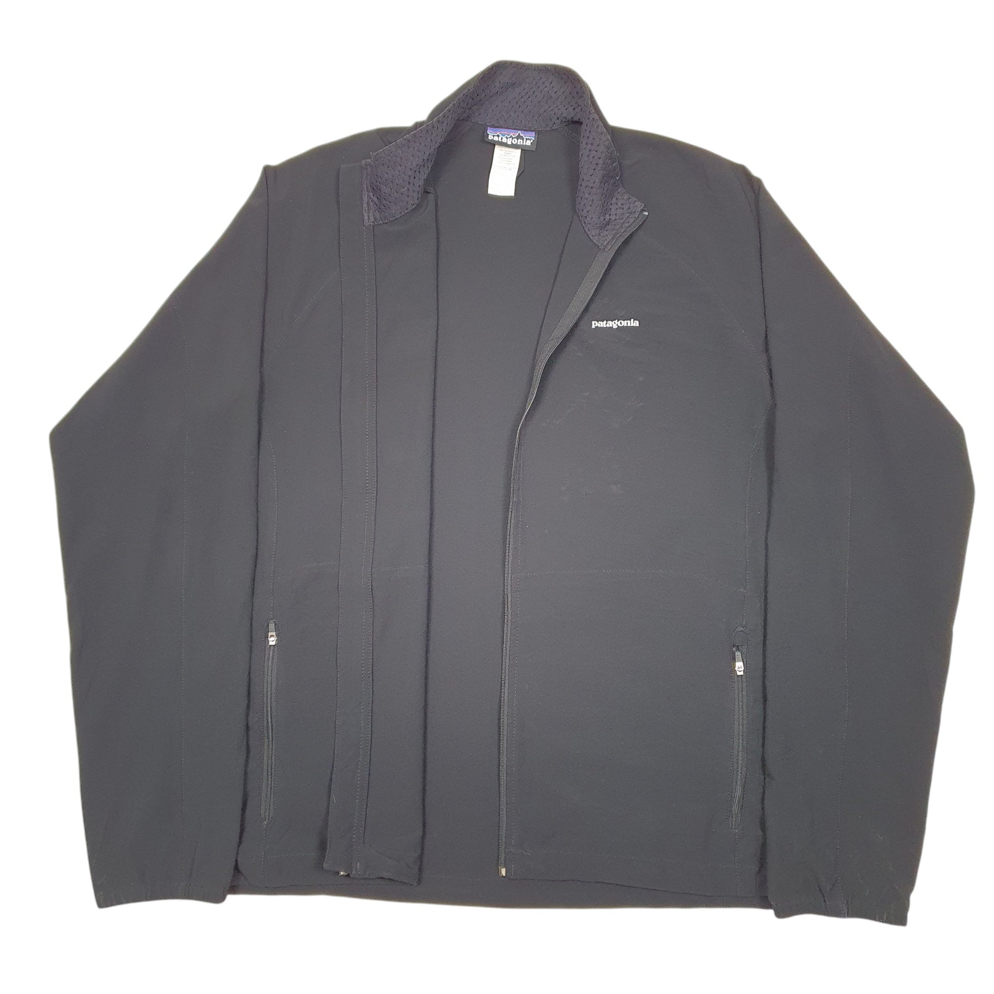 Womens Black Patagonia Active Outdoors Full Zip Jumper