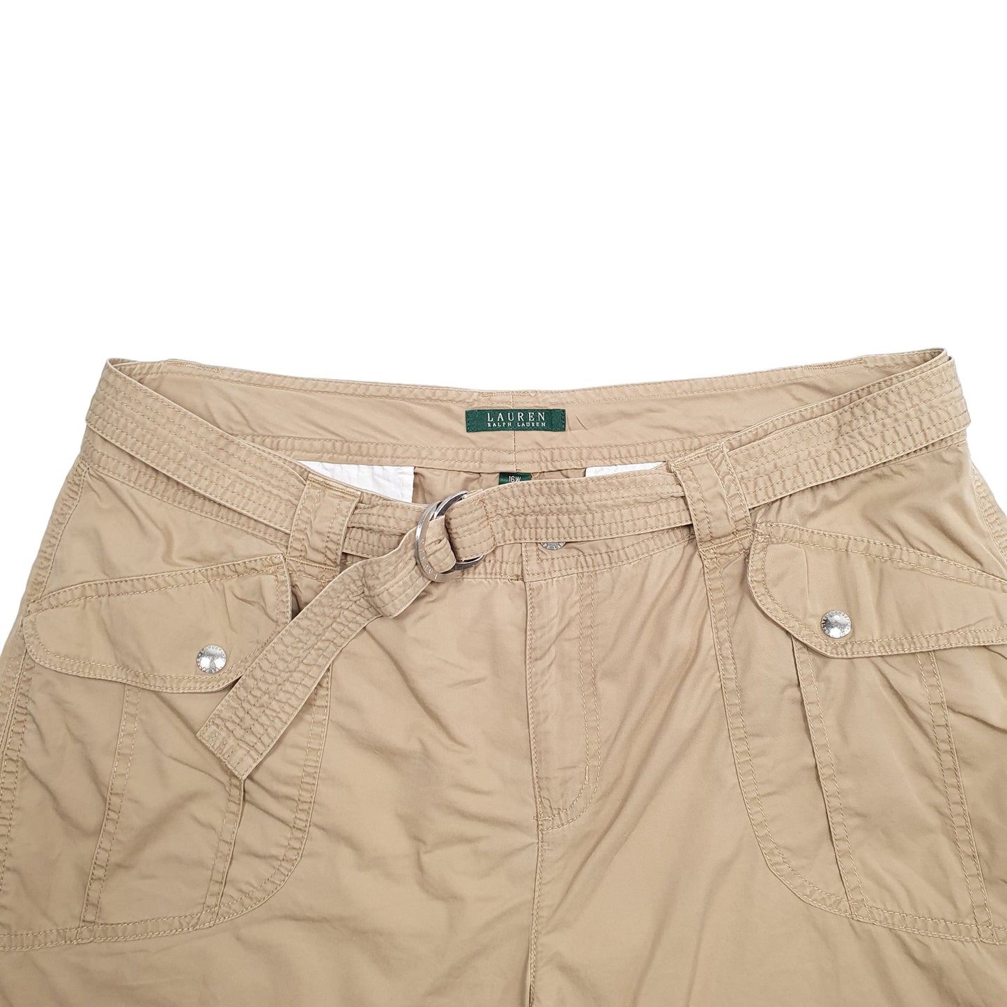 Womens Beige Ralph Lauren  Chino Shorts