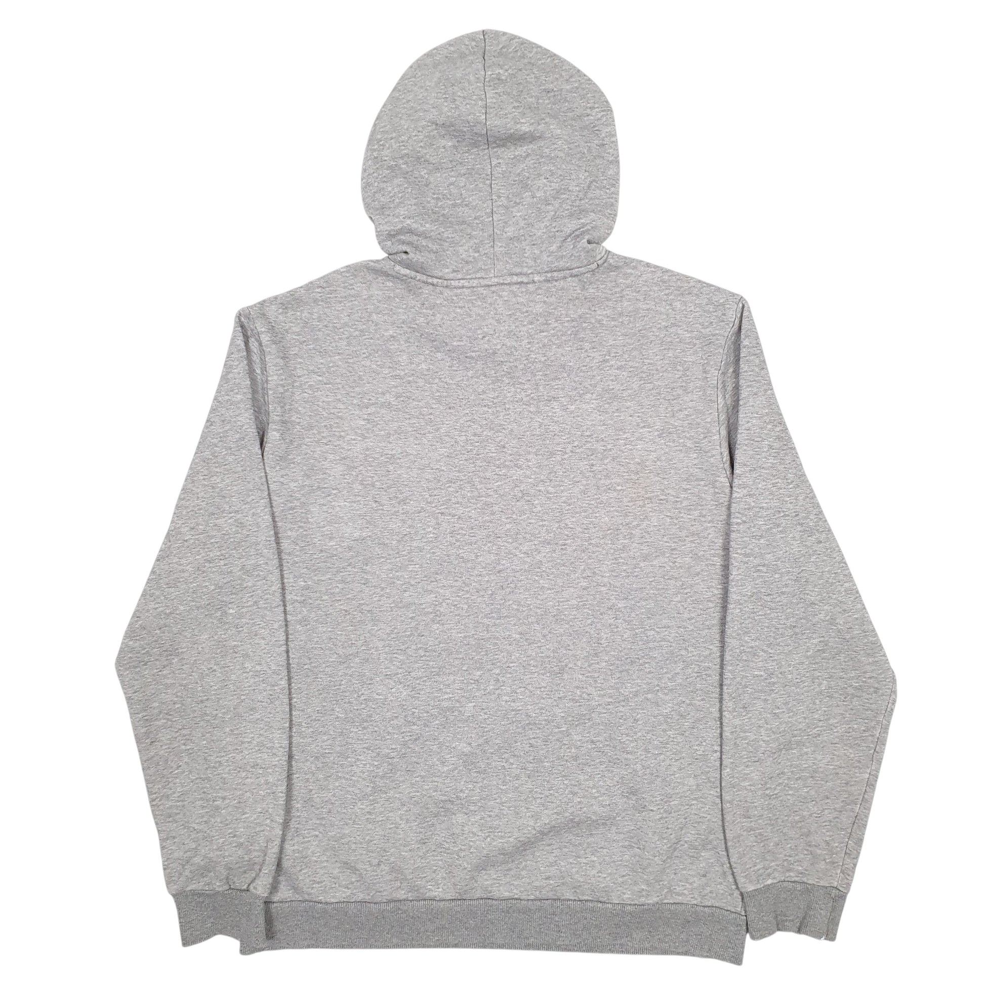 Mens Grey Puma Spellout Hoodie Jumper