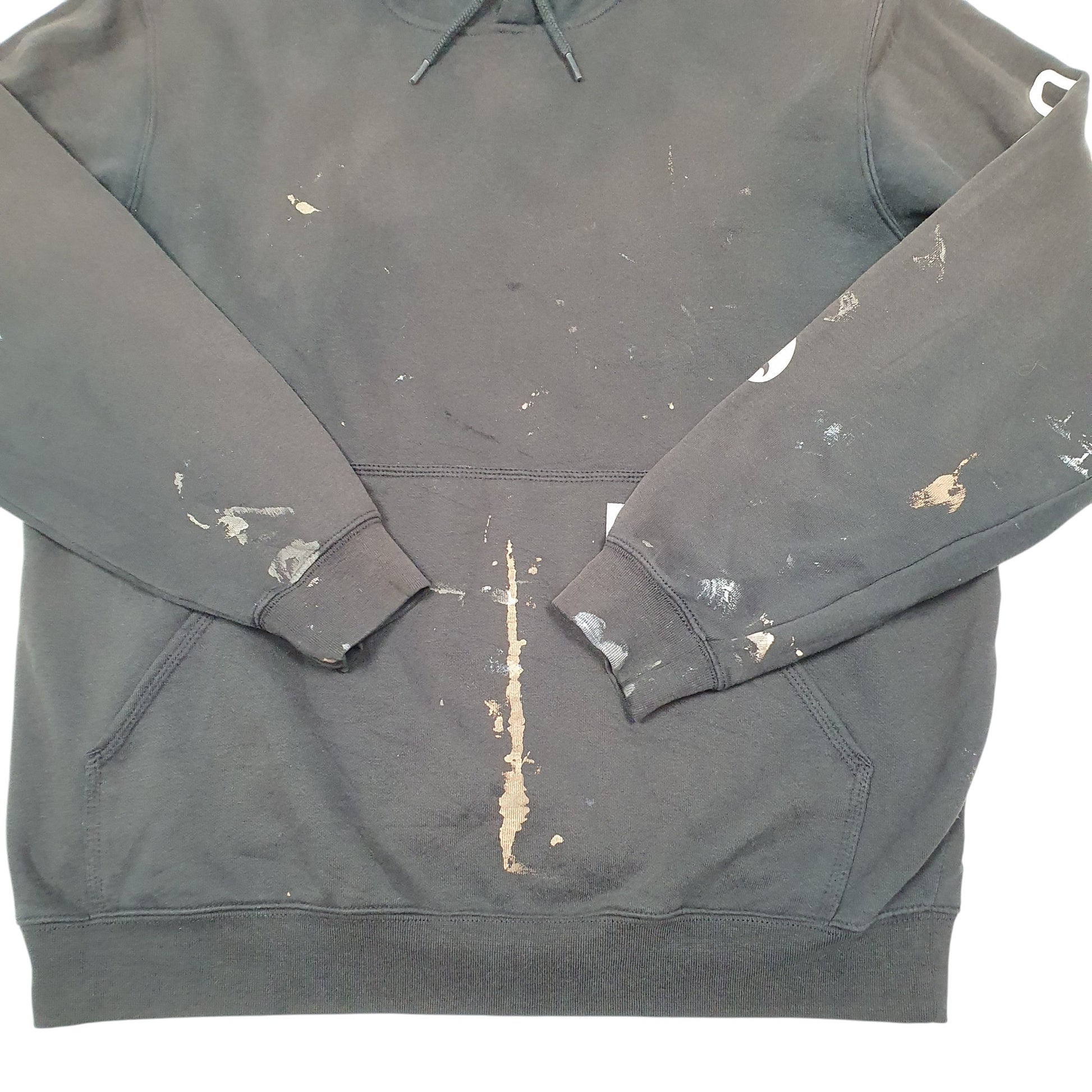 Mens Black Carhartt Workwear Spellout Hoodie Jumper