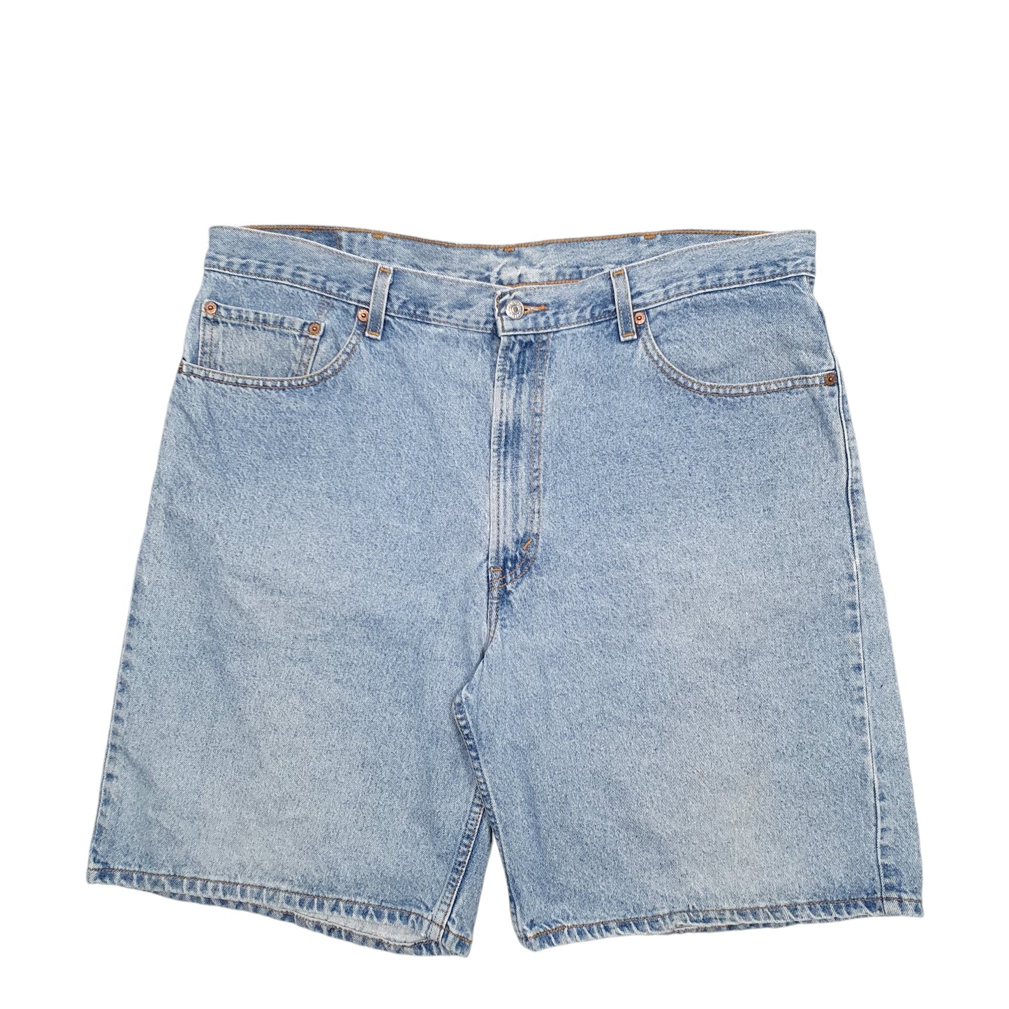 Mens Blue Levis Denim Jeans Jorts Denim Shorts