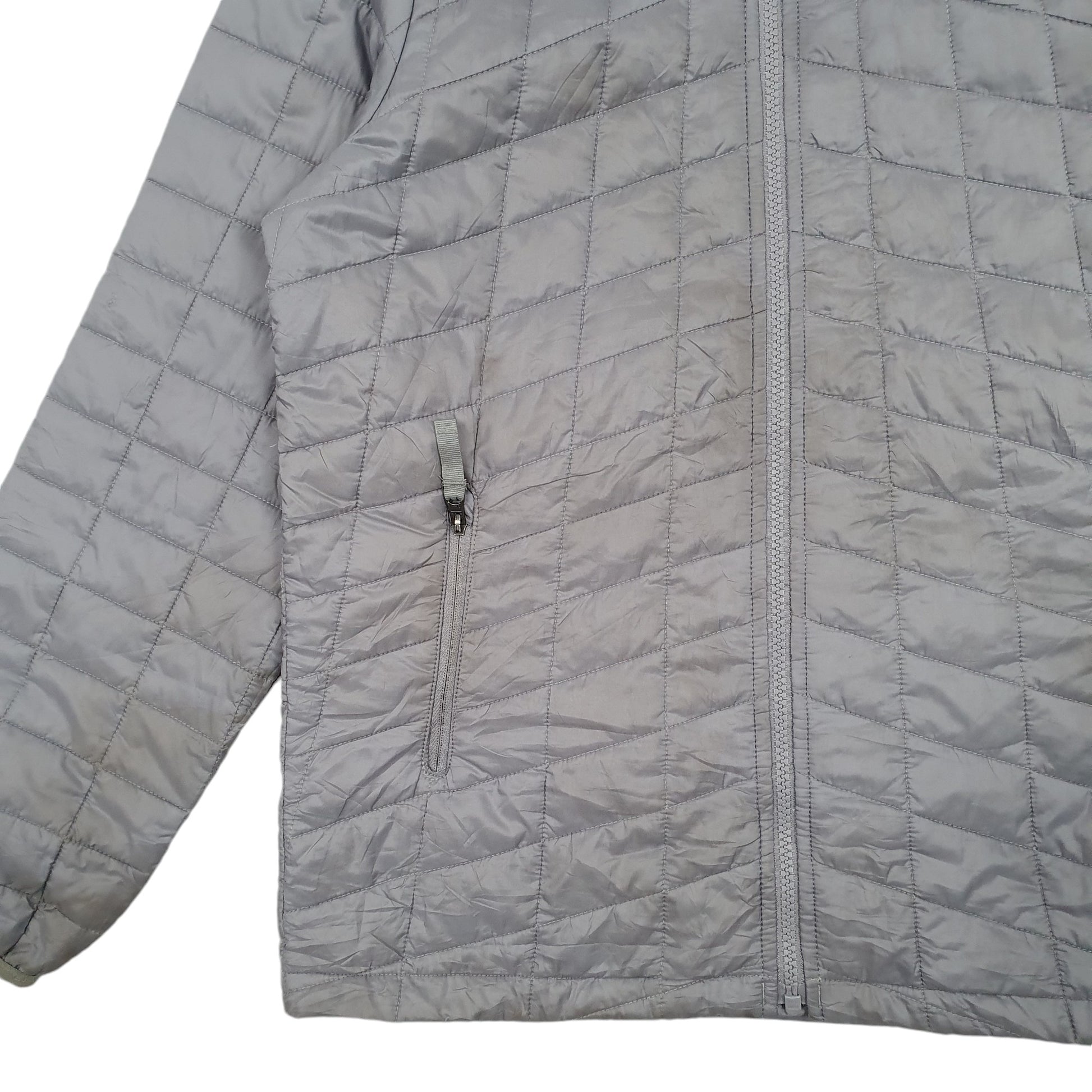 Mens Grey The North Face Thermoball  Coat