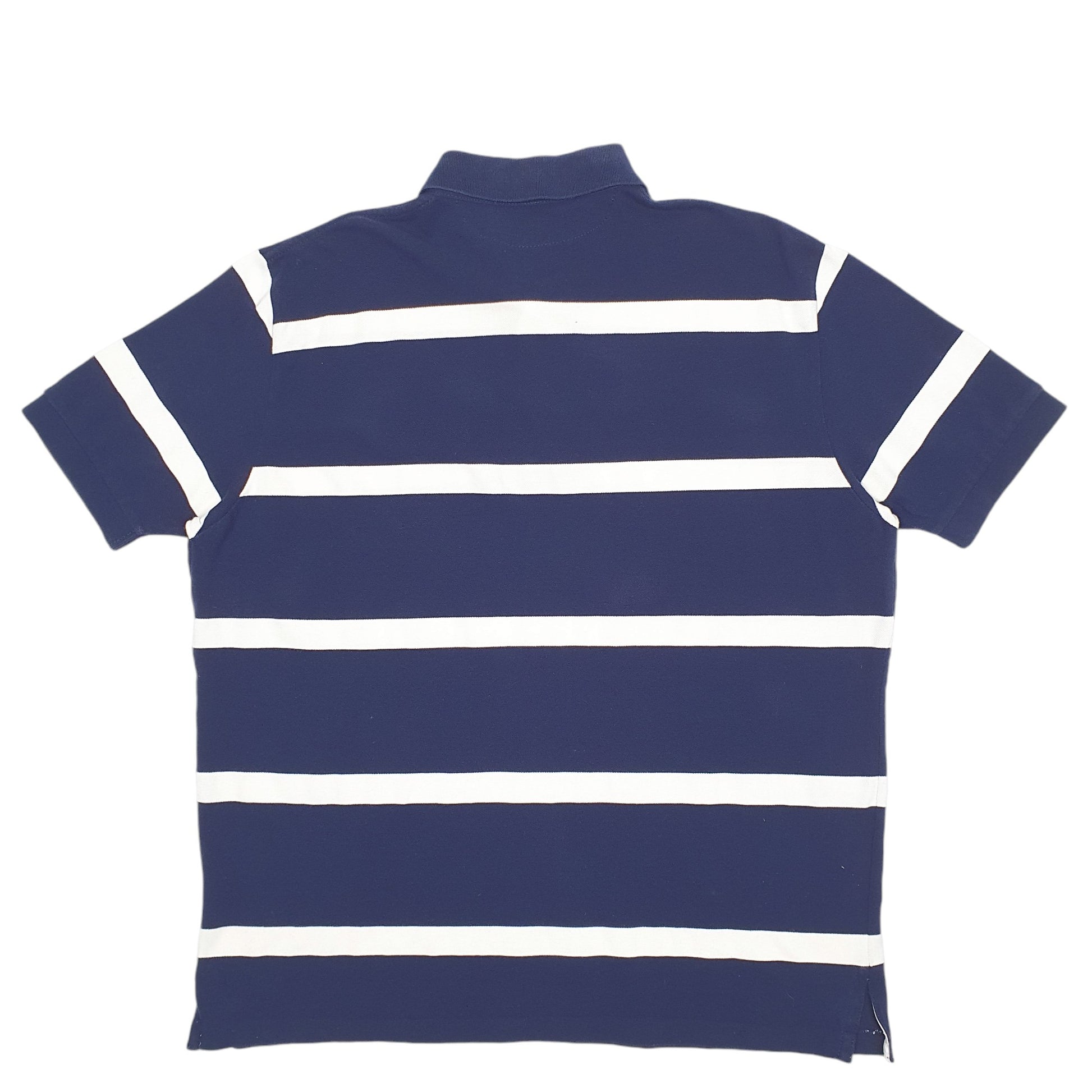 Mens Navy Polo Ralph Lauren New York Crest Short Sleeve Polo Shirt