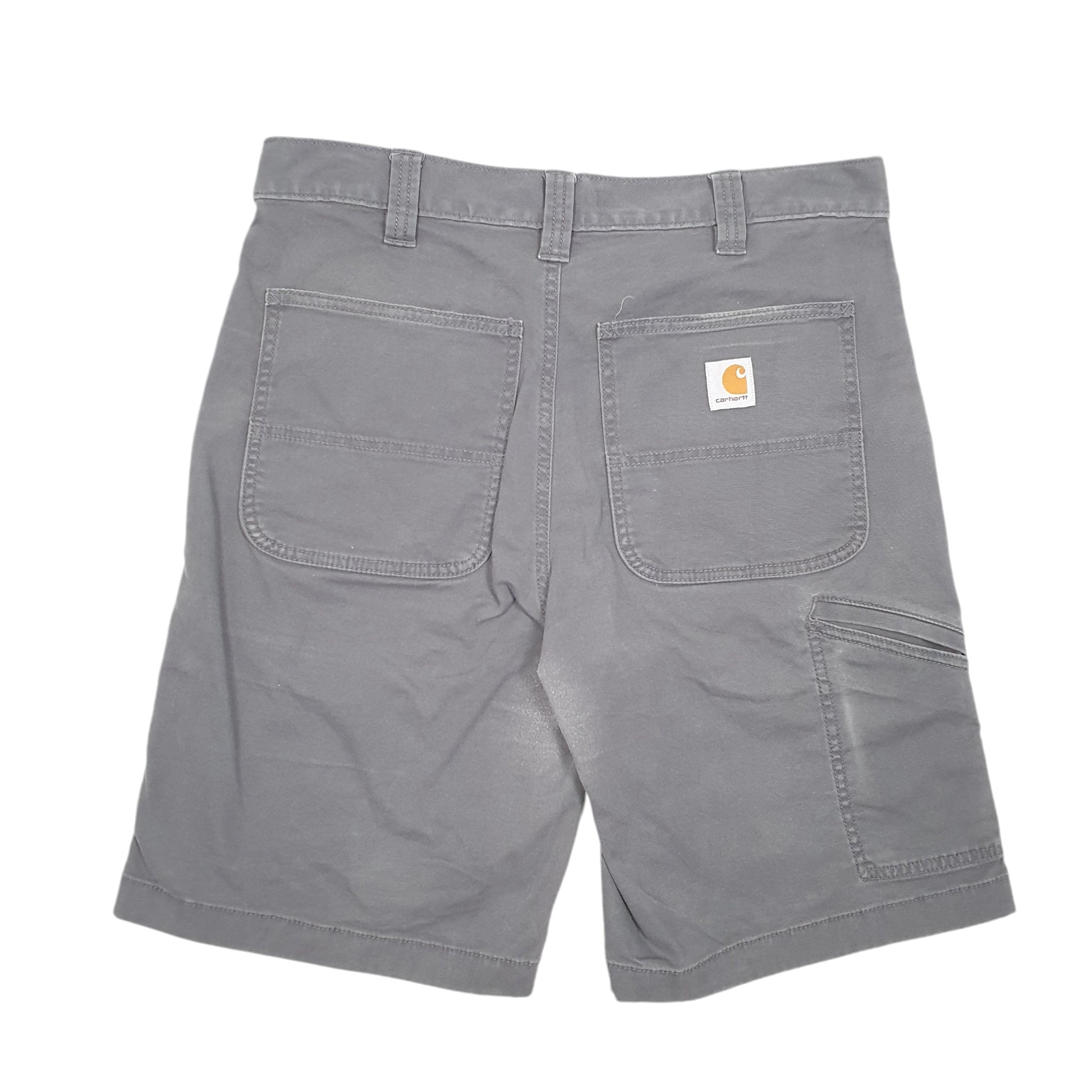Mens Grey Carhartt Workwear Relaxed Carpenter Shorts